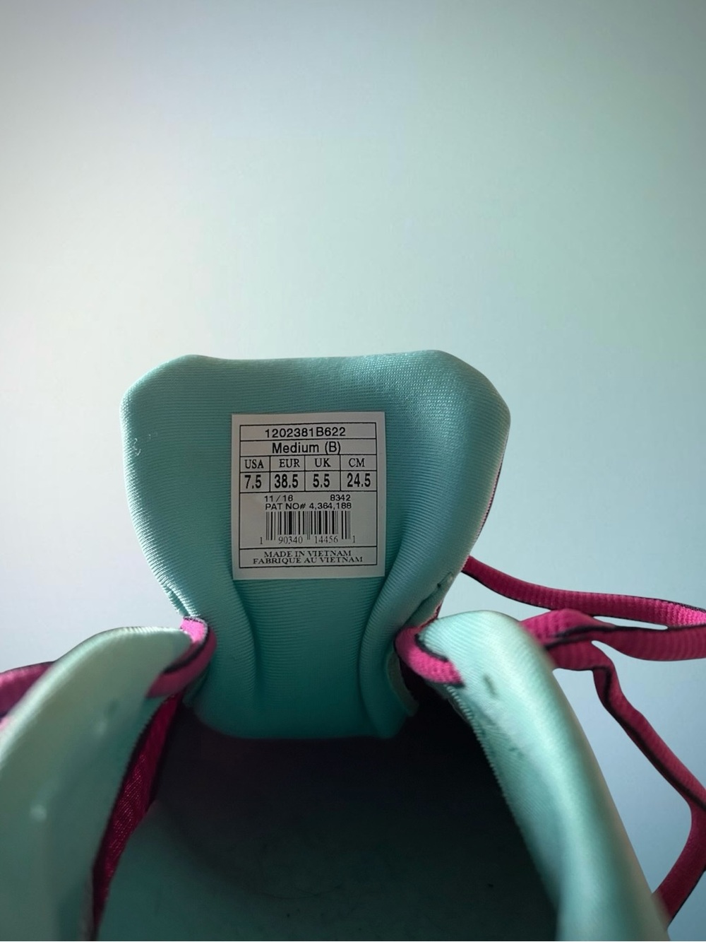 Brooks Ravenna 8 Running Shoes Women's Pink Teal Athletic Cushioned Sneakers 7.5 - Picture 8 of 10